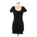 Forever 21 Casual Dress - Bodycon: Black Solid Dresses - Women's Size Medium