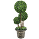 Artificial Topiary Tree with Real Wood Rattan in Decorative Pot