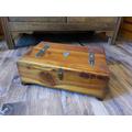 Antique Cedar Chest, Wood Dresser Box, Vintage Jewelry Holder, Storage, Keepsakes