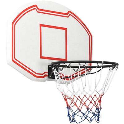 Basketballkorb Weiß 90x60x2 cm Polyethylen Vidaxl