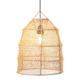 Suspension en raphia naturel 43x34