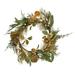 Holiday Orange Wreath 18" - Green