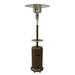 AZ Patio Heaters HLDS01-CG Outdoor Patio Heater with Table Hammered Bronze