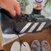 Adidas Shoes | Boys Indoor Turf Cleats Worn 1 Time | Color: Black/White | Size: 2.5b