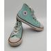 Converse Shoes | Converse All Star Girls Sparkle Sneakers Teal Blue 763547c Glitter High Top Sz10 | Color: Blue | Size: 10 Girls