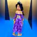 Disney Toys | Disney Aladdin Princess Jasmine Jumbo Size Plush Doll Embroidered Face 33” | Color: Gold/Purple | Size: Jumbo 33”