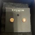 Coach Jewelry | Coach Stud Earrings | Color: Gold | Size: Os