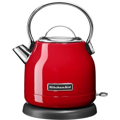 KITCHENAID Wasserkocher "5KEK1222EER EMPIRE ROT", rot (empire rot), B:17,8cm H:26,16cm T:22,6cm, Wasserkocher