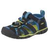 Sandale KEEN "SEACAMP II CNX", Gr. 24, bunt (schwarz, lime), Synthetik, sportlich, Schuhe
