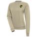 Women's Antigua Khaki Milwaukee Brewers Victory Pullover Sweatshirt