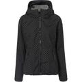 Outdoorjacke RAGWEAR "DIZZIE DOTS O" Gr. XS (34), schwarz (black) Damen Jacken Outdoorjacken