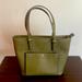 Michael Kors Bags | Michael Kors Bag, Olive Green. Jet Set Travel Saffiano Leather Top-Zip Tote Bag | Color: Green | Size: Os