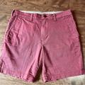 American Eagle Outfitters Shorts | American Eagle Brix Red Slim Fit Workwear With Flex Short Mens Size 32 | Color: Brown/Red | Size: 32