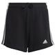 adidas - Girl's Essentials 3-Stripes Shorts - Shorts Gr 128 schwarz