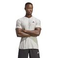 Adidas Herren T-Shirt (Short Sleeve) Tr-Es Stretch T, MGH Solid Grey/White/Black, IC7416, 4XL