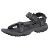 Sandale TEVA "Terra Fi Lite", Gr. 43, grau, Textil, gemustert, sportlich, Schuhe Outdoorsandale, mit Klettverschluss