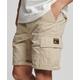 Superdry Men's Organic Cotton Heavy Cargo Shorts Brown / Stone Wash Taupe Brown - Size: 28