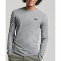 Superdry Men's Organic Cotton Vintage Embroidered Top Grey / Grey Marl - Size: L