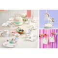 Unicorn Party Decorations, Tableware, Kids Birthday Partyware Plates, Napkins, Cups, Pink Streamers, Candle