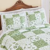 Alicia Patchwork Ruffle Border Pillow Sham