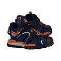 GEOX - Trekking-Sandalen Borealis Mit Zehenschutz In Navy/Orange, Gr.31