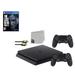 Sony 2215A PlayStation 4 Slim 500GB Gaming Console Black 2 Controller Included with The Last of Us Part II Game BOLT AXTION Bundle Used