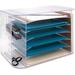 Business Source BSN86880 6-tray Jumbo Desk Sorter Clear