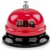 MDR Trading AP-PAA162BBQ Red & Black Metal BBQ Bell