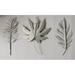 Americanflat Three Metal Leaves Wall Decor Set - 3 X 14 Leaves as Outdoor Metal Wall Art Decroations - Modern Style Wall Hanging Decor for Patio Garden - Metal Indoor Wall Art