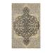 EORC Eastern Rugs 8 ft. 9 in. x 11 ft. 9 in. Hand-Tufted Wool Ivory Bohemian Oriental Madallion Rug