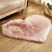 Corashan Room Decor Wool Imitation Sheepskin Rugs Faux Fur Non Slip Bedroom Shaggy Carpet Mats Home Decor