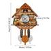 Mishuowoti Retro Cuckoo Room Clock Wooden Chime Living Alarm Wall Clock Clock Clock Clock