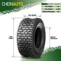 13x5.00-6 Lawn Mower Tire 2Pcs 13x5x6 13-5-6 Turf Tire for Lawn Mower Garden Tractors Riding Mowers Golf Cart Tire Heavy Duty 4 Ply Tubeless