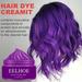 Alextreme Semi-Permanent Hair Color Wax Vivid Color Temporary One-time Hair Coloring Wax(Purple)