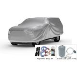 Platinum Shield Weatherproof Commercial Van Car Cover Compatible With 2022 Mercedes Benz Sprinter 4500 Extended Wheelbase 170in High Roof - Protect Water Snow Sun - Free Cable Lock Storage Bag & Wi