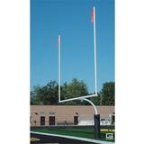 Gared Sports FGP401S 4.5 in. Outer Diameter Redzone High School Football Goalposts Permanent & Sleeve Mount Galvanized