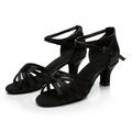 Sandals Dance Shoes Ballroom Latin Salsa Women s Color Fashion Prom Women s Sandals Black 5.5(36)