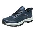 zuwimk Sneakers For Men Mens Air Running Shoes Comfortable Walking Tennis Sneakers Lighweight Shoes for Sport Gym Jogging Blue