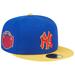 Men's New Era Royal/Yellow York Yankees Empire 59FIFTY Fitted Hat