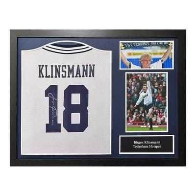 Jürgen Klinsmann Signiertes Hemd - Gerahmt Image