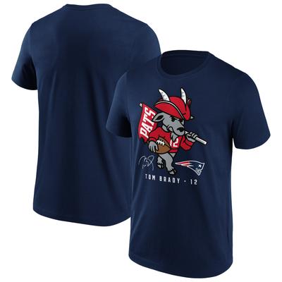 New England Partiots Brady Comback Grafik-T-Shirt – Herren Image