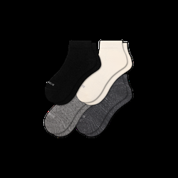 Women's Lightweight Quarter Sock 4-Pack - Mixed - Small - Bombas