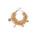 Women's Three-Chain Charm Bracelet. by Accessories For All in Gold