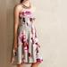 Anthropologie Dresses | Anthropologie Trina Tulk Floral Gray Dress | Color: Gray/Pink | Size: 10