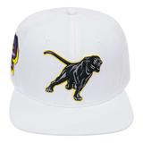Men's Pro Standard White Prairie View A&M Panthers Mascot Evergreen Wool Snapback Hat