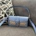 Coach Bags | Coach Georgie Shoulder Bag In Marble Blue C4067 Pale Blue | Color: Blue/Tan | Size: Os