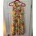 Lilly Pulitzer Dresses | Lilly Pulitzer Ramona Halter Dress Lilly Fields Forever Size 4 | Color: Pink/Yellow | Size: 4