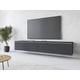 Lowboard INOSIGN "Vera" Sideboards Gr. B/H/T: 180 cm x 30 cm x 33 cm, schwarz (graphit mit strukturoptik) Lowboards