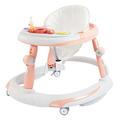 Fugualin 3 in 1 Baby Walker, Baby Walkers for Boys and Girls with Removable Footrest, Feeding Tray, Rocking Function & Music Tray(Without Battery), Foldable Activity Walker for Baby 6-18 Months