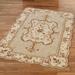 Evaline Rectangle Rug, 4'9" x 7'6", Dark Beige